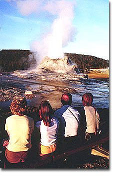 Yellowstone National Park in Buffalo Bills Yellowstone Country, Wyoming.