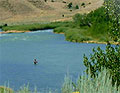 Fishing in Carbon County, Wyoming