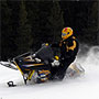 Snowmobiling in Carbon County, Wyoming